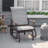 Outsunny Outdoor Glider Chair with Steel Frame-926461794