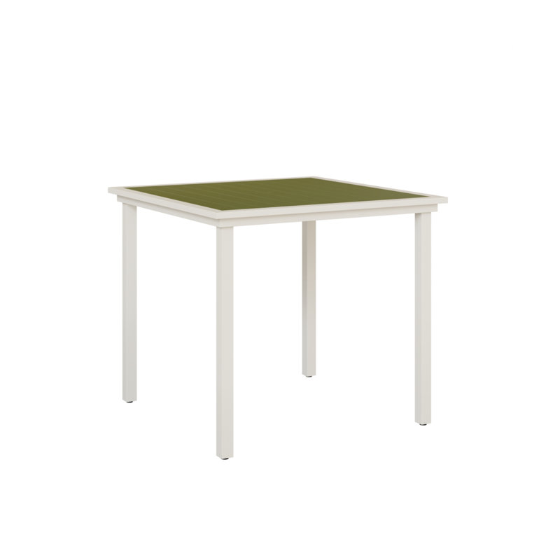Table de bar carrée 44 po Lumley, Vert kiwi