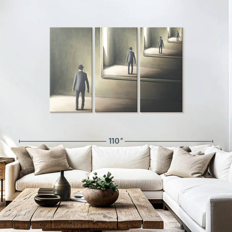 Kelan Infinite Man, 48" H x 74" W