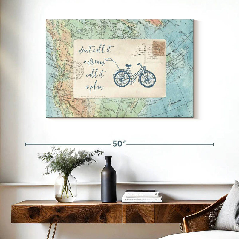Travel Posts I, 26" H x 39" W