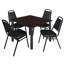Plateau de table Kee Square, 4 chaises empilables-472020676-472020735-472020728