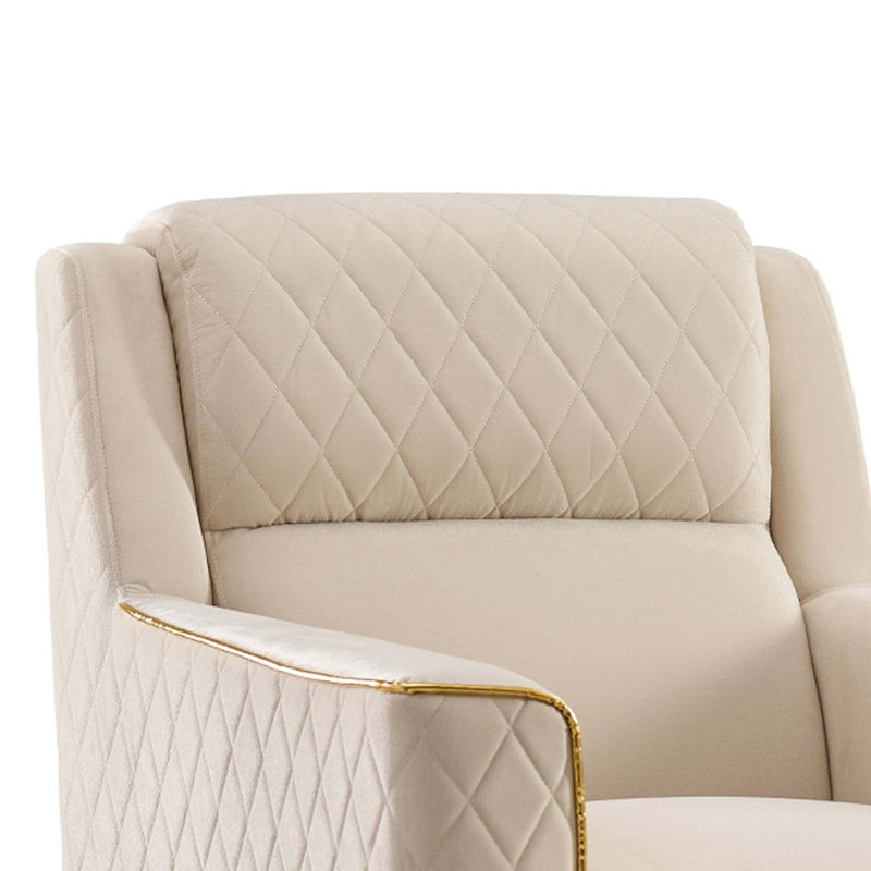 Chaise d'appoint moderne avec structure en bouleau massif et rembourrage à ressorts ensachés