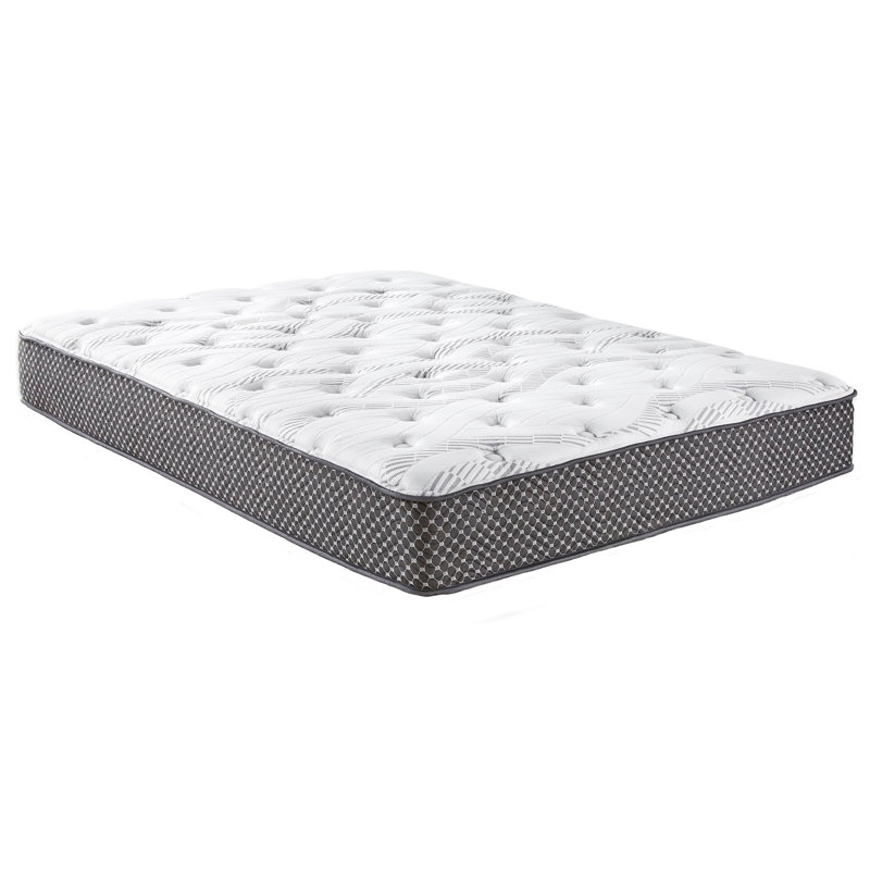 Matelas simple hybride matelassé 10 po, mi-ferme, Lit simple