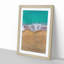 Gold Coast Beach in Australia - Picture Frame Graphic Art Print-55733111-55733110