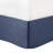 8 Piece Embroidered Comforter Set Navy Queen