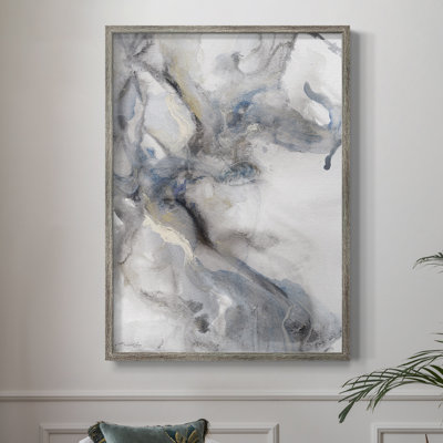 Marble Trance Framed Print - Solid Wood