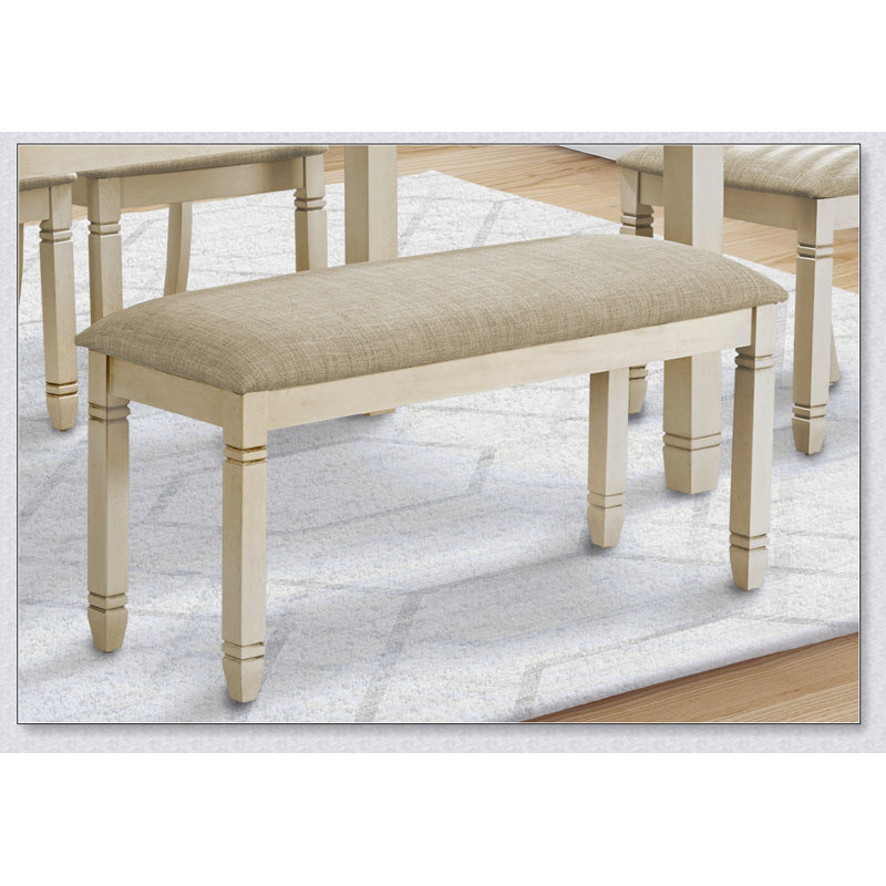 Banc, 41 po rectangulaire, cuisine, salle à manger, vestibule, chambre à coucher, revêtement, bois, bois massif, tissu, transitionnel