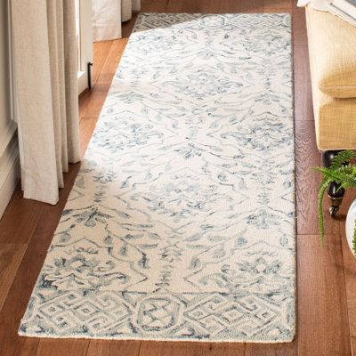 Pimentel Hand Tufted Wool Floral Rug