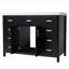 48" Bathroom Vanity with Sink, 2 Doors and 8 Drawers, Soft Close System, Classic Design-11711505