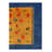 No Pattern and Not Solid Color Handmade Rectangle 6' x 9' Cotton/Wool Area Rug in Blue/Black/Gold/Red