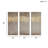 3 Canvas Art With Gold Abstract, 15" X 35", Warm Neutral Shades, ' Design Abstract Wall Art, 15"w 35"h, Taupe & Colors, Artistic Work-42378641