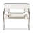 Aaisha Faux Leather Armchair-585339710
