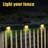 Solar Powered Integrated LED Deck Light Pack Outdoor Waterproof Step Lights for Fence Patio Pathway-64097034