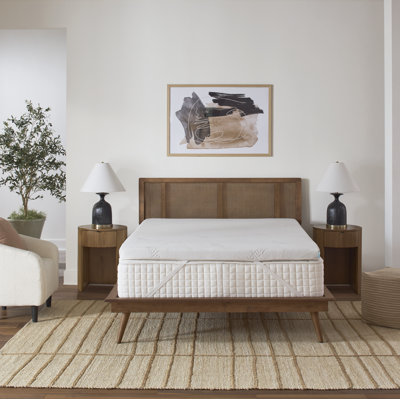 Lofton by Saatva 3" Silk-Infused Memory Foam Mattress Topper