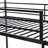 Twin Over Twin Metal House Bunk Beds with Slide and Ladder-1669769033