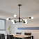 Cobina 8 - Light Dimmable Sputnik Modern Linear Chandelier