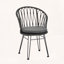 Chaise Tavon, ensemble de 2, avec coussins