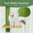 Yellow Adjustable Floor-To-Ceiling Cat Tree