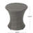 Stylish Grey Table - & Aluminum, 19.69" D Outdoor Side , H-13586932