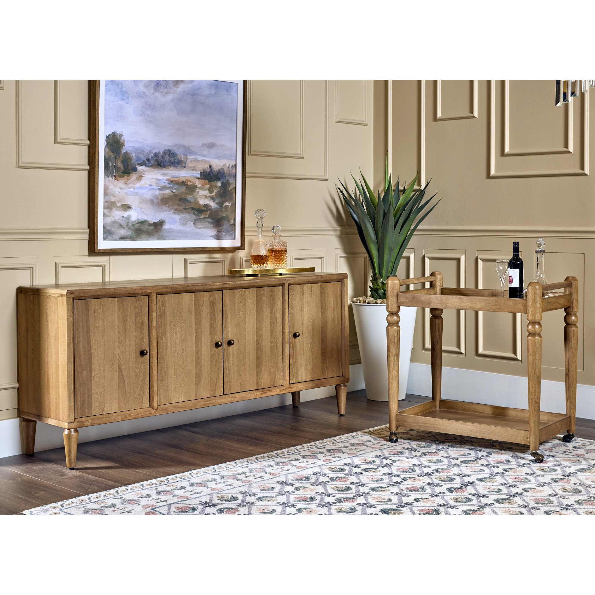  August Langley Bar Cart