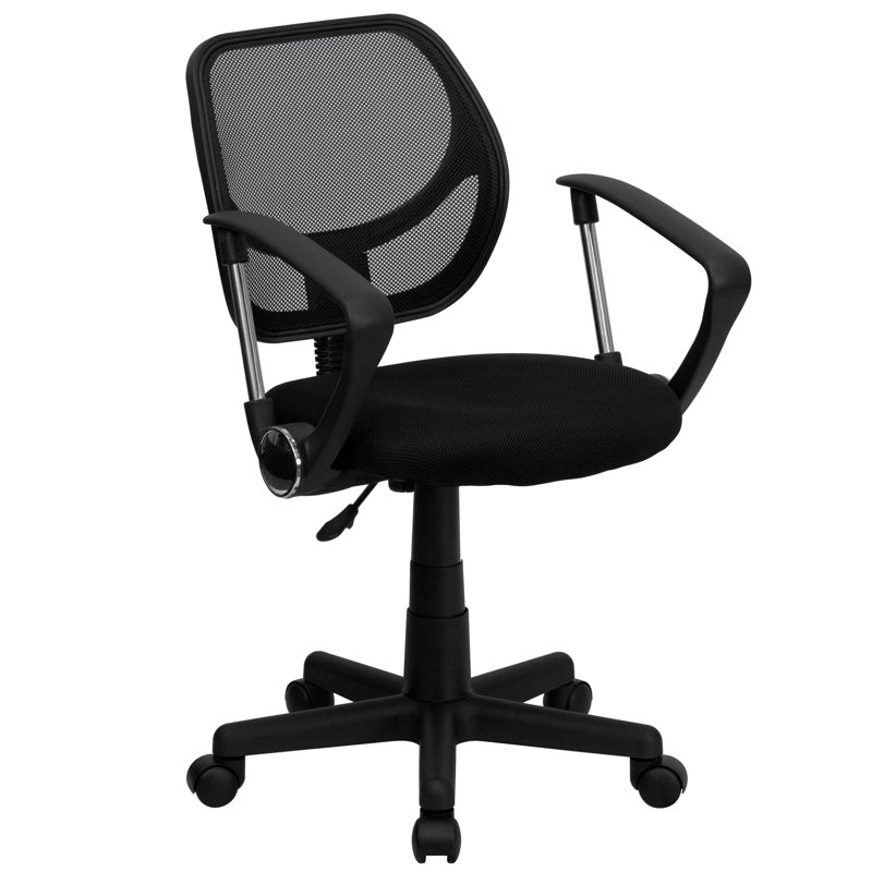 Chaise de bureau Wayfair Basics®, Noir, Inclus