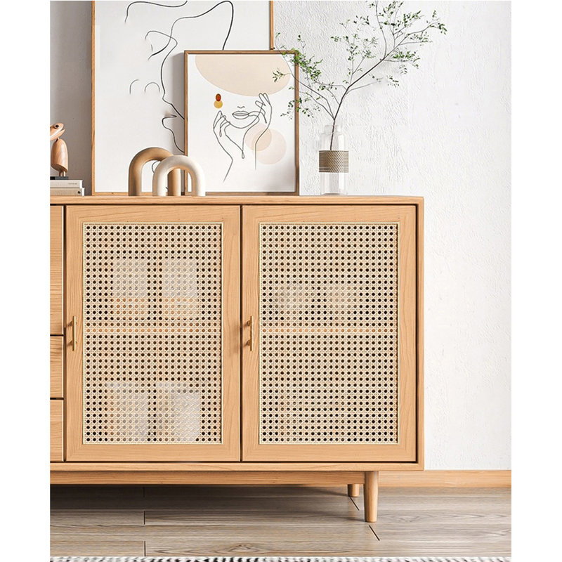 Armoire d'appoint Wabi Sabi Wind Vine, H 35,43 po x l 62,99 po x P 13,78 po