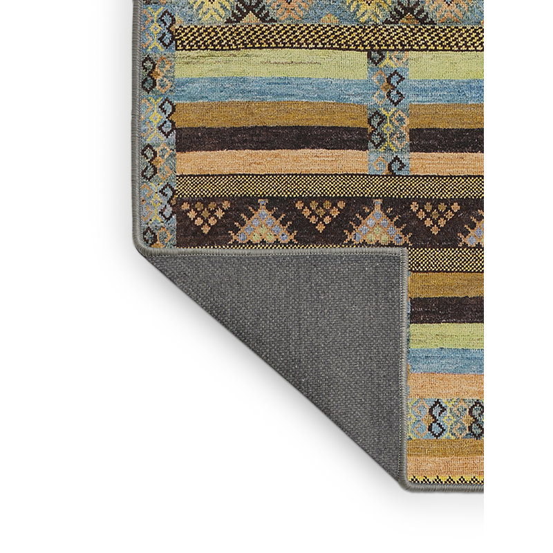 Tapis brun à motif oriental, Rectangle 5 pi x 8 pi