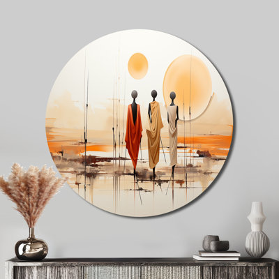 Art africain en métal Bushmen du Kalahari I