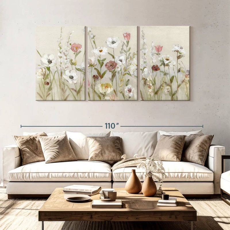 Harnek Bloomin Around, 45" H x 92" W