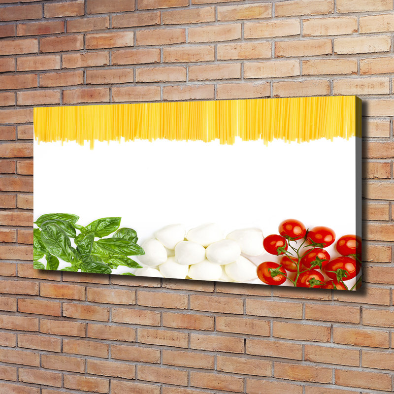 Italian Flag - Wrapped Canvas Print