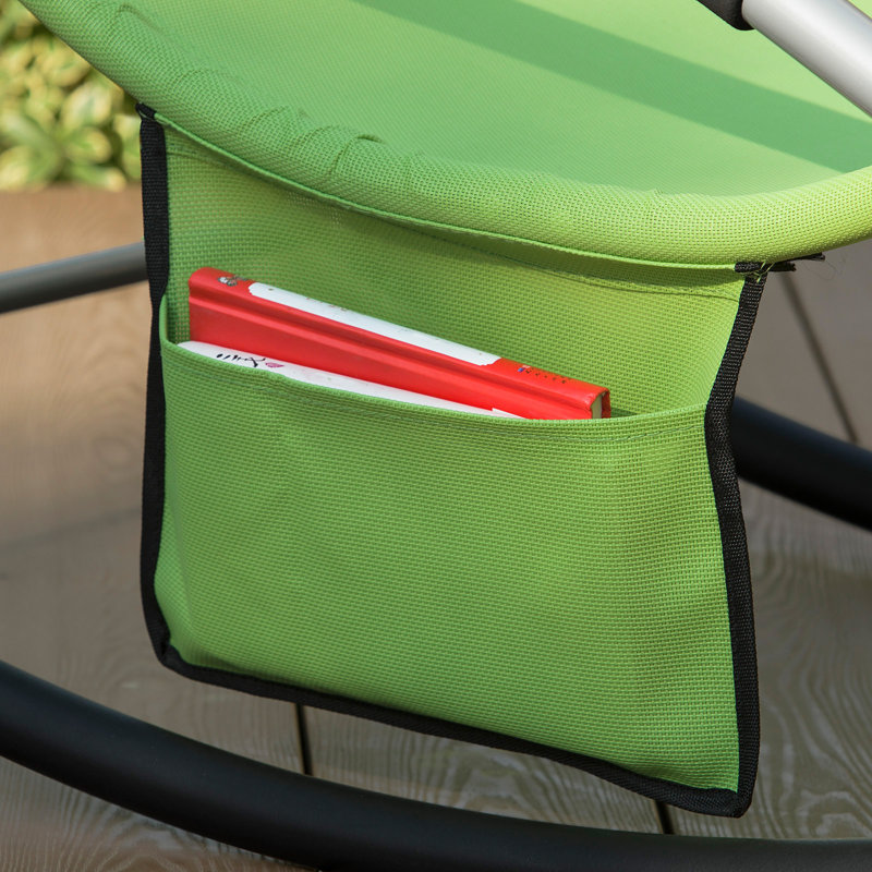Hewit 145cm Long Single Chaise, Green