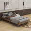 Lit plateforme flottant simple de conception moderne-1687595921