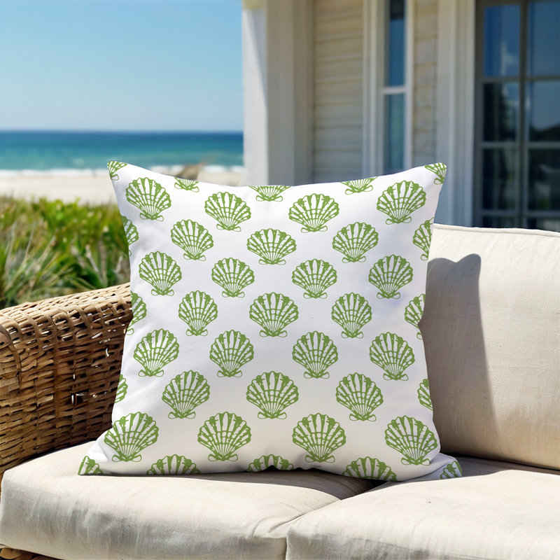 Coussin Barnon, H 20 po x l 20 po, Chartreuse