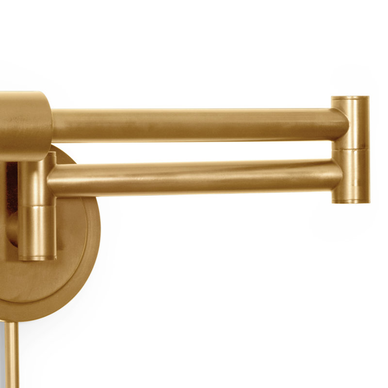 Noble 1 - Light Swing Arm, Natural Brass