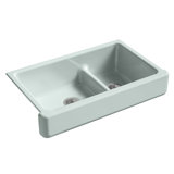 Whitehaven® 36" L x 22" W Double Basin Farmhouse/Apron Kitchen Sink