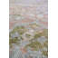 Tapis orange / vert / gris One-of-a-Kind 4 pi x 5 pi 11 po