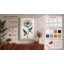White Daisy Study Botanical - Wrapped Canvas-955399259-955399261