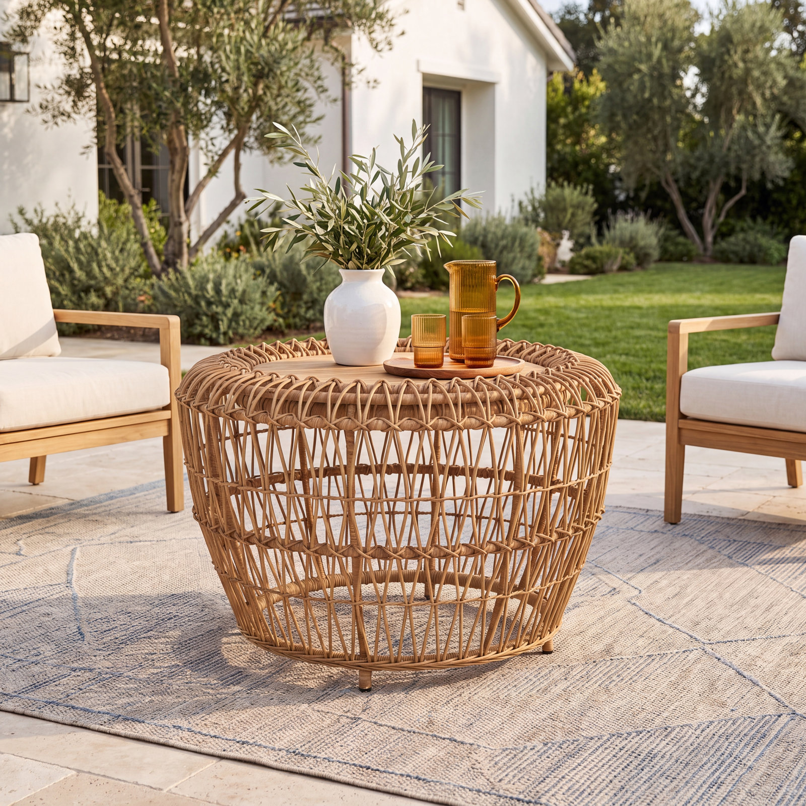 Alyshia 25" Patio Side Table