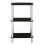 70cm H x 42cm W Glass Etagere Bookcase