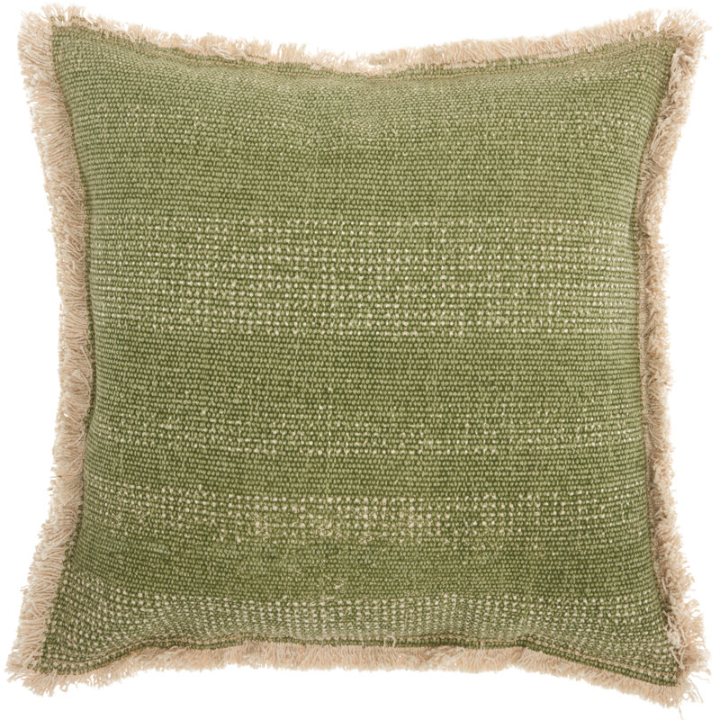  Housse de coussin carré et insert, Sauge