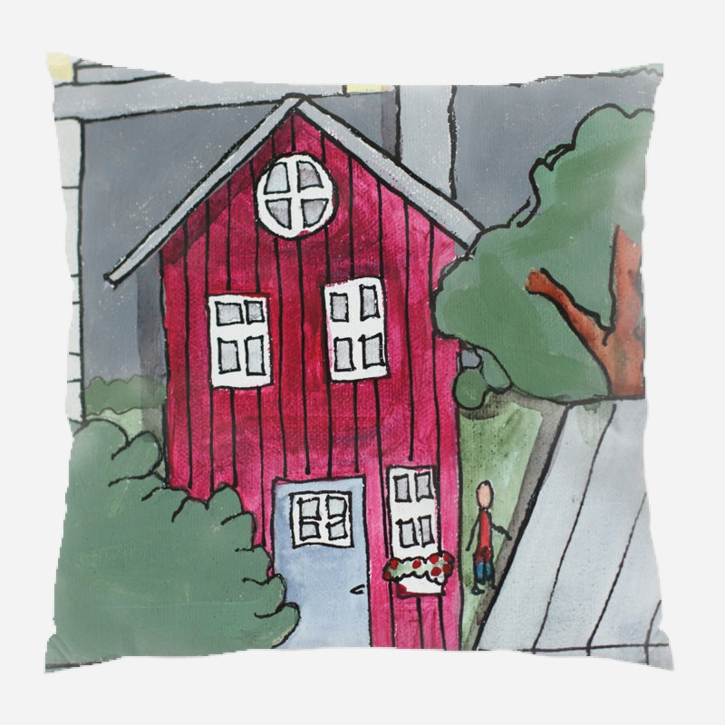 Coussin décoratif art Tallent, Microsuède, Intérieur