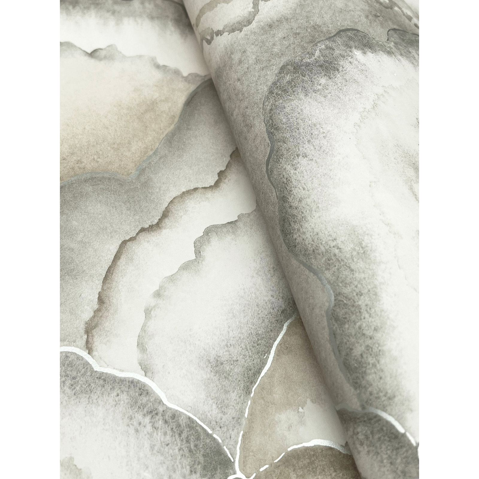 Abalone Lavender Fans Wallpaper, Brown