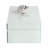 Glam Decorative Contemporary Glass And Wood Box With Stone Accent