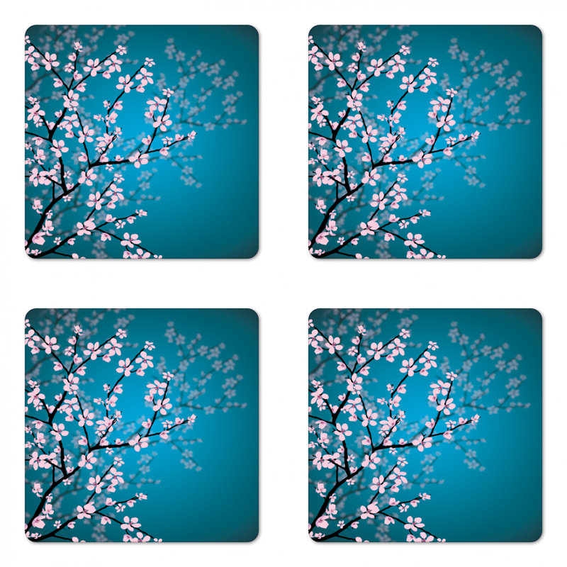 Square 4 Piece Coaster Set