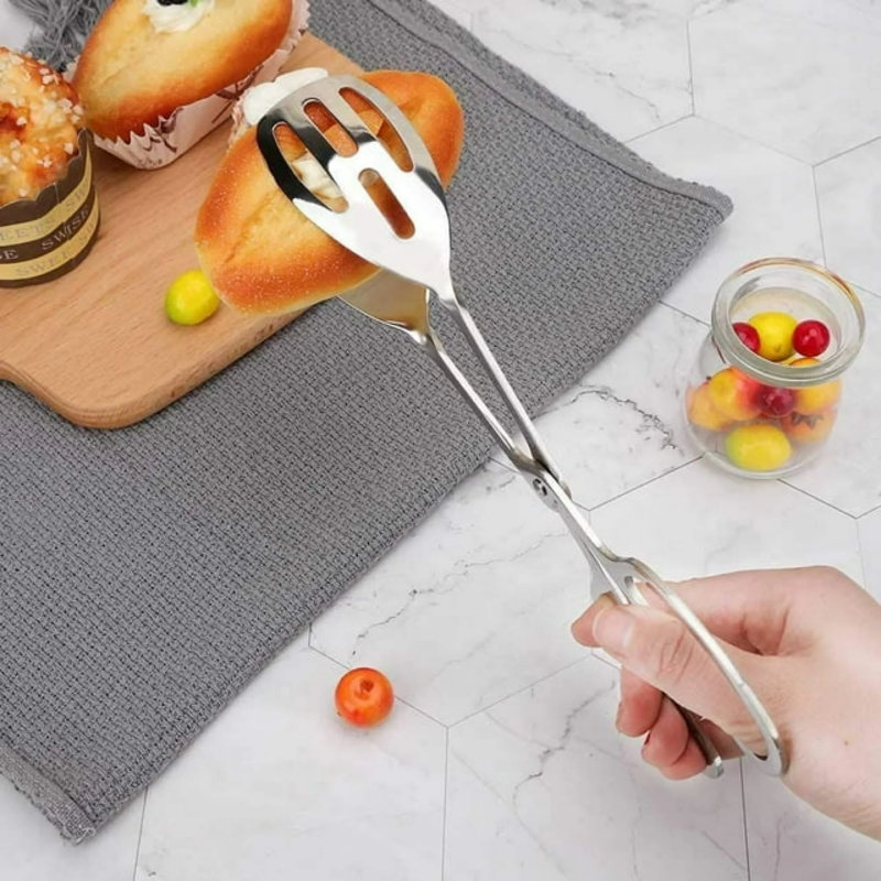 Pinces pour ustensiles de service pour la cuisine Buffet, traiteurs, épaississant, service, pains à salade, pinces à salade, acier inoxydable et lave-vaisselle