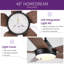 Ventilateur de plafond 5 lumières Modern-92476303