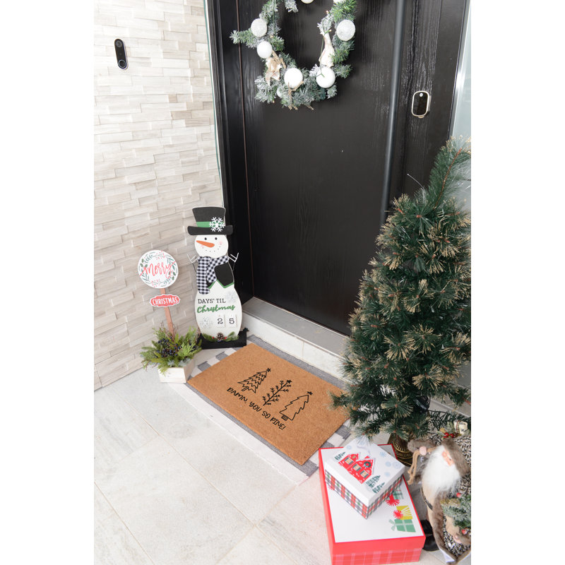 Tapis d'extérieur antidérapant You So Pine, L 18 po x L 30 po