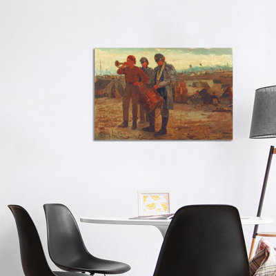 Sounding Reveille, 1865 by Winslow Homer - Wrapped Canvas Gallery-Wrapped Canvas Giclée