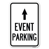Event Parking Only (With Upper Left Arrow)/24066