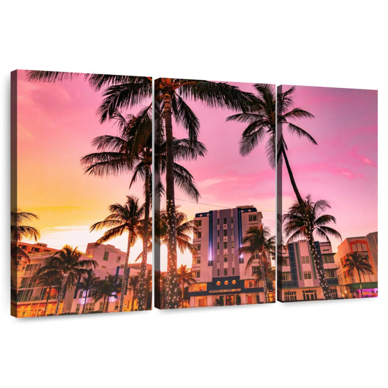Nicci Miami Beach Waterfront, H 32 po x l 50 po